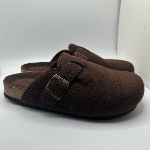 CUSHIONAIRE Womens Clog 9 BROWN - Picture 1 of 7